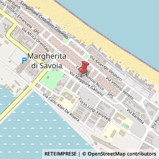 Mappa Via Galliano Maggiore, 37, 76016 Margherita di Savoia, Barletta-Andria-Trani (Puglia)