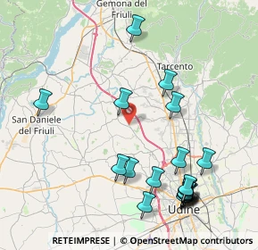 Mappa Via Pradis, 33010 Colloredo di Monte Albano UD, Italia (9.465)