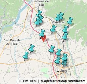 Mappa Via Pradis, 33010 Colloredo di Monte Albano UD, Italia (7.5105)