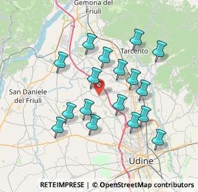 Mappa Via Pradis, 33010 Colloredo di Monte Albano UD, Italia (6.61824)