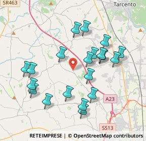 Mappa Via Pradis, 33010 Colloredo di Monte Albano UD, Italia (3.771)