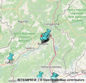 Mappa Via Magg Harold William Tilman, 32100 Belluno BL, Italia (14.638)