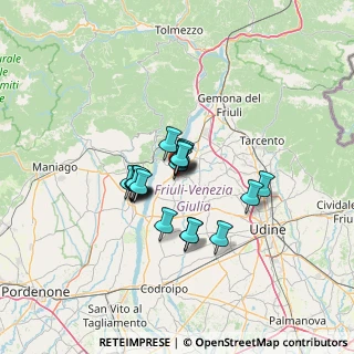 Mappa Via Isonzo, 33038 San Daniele del Friuli UD, Italia (8.8585)