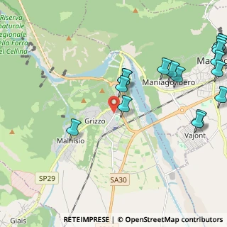 Mappa Via Stazione, 33086 Montereale Valcellina PN, Italia (2.76882)