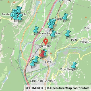 Mappa PIAZZA G.CROCE, 38015 Lavis TN, Italia (2.6355)