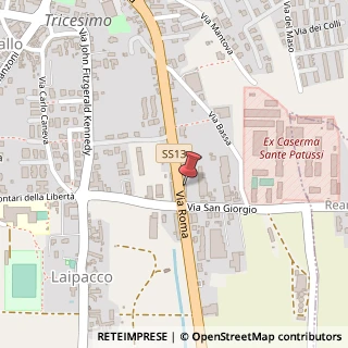 Mappa Via Roma, 121, 33019 Tricesimo, Udine (Friuli-Venezia Giulia)