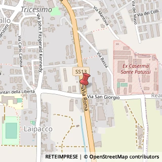 Mappa Via roma 163, 33019 Tricesimo, Udine (Friuli-Venezia Giulia)