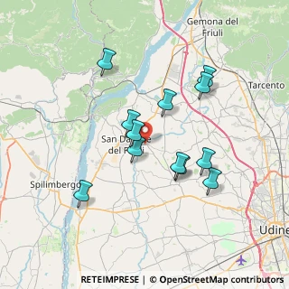 Mappa SP 116, 33038 San Daniele del Friuli UD, Italia (6.35583)
