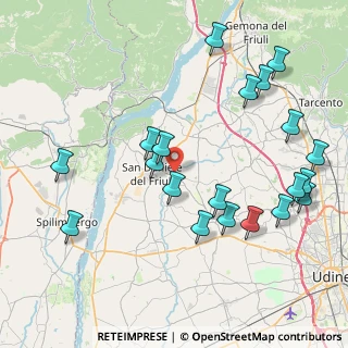 Mappa SP 116, 33038 San Daniele del Friuli UD, Italia (9.148)