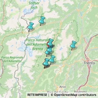 Mappa Via Pineta, 38086 Giustino TN, Italia (10.36909)