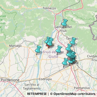 Mappa Via Rive, 33038 San Daniele del Friuli UD, Italia (12.85067)