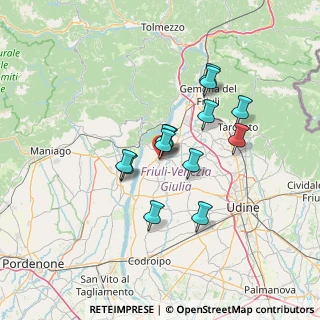 Mappa Via Rive San Luca, 33038 San Daniele del Friuli UD, Italia (10.58923)