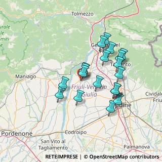 Mappa Via Rive San Luca, 33038 San Daniele del Friuli UD, Italia (12.3825)