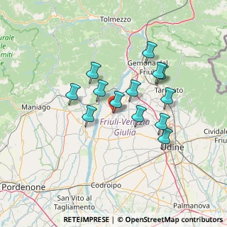 Mappa Via Rive, 33038 San Daniele del Friuli UD, Italia (11.53692)