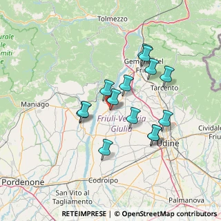 Mappa Via Rive San Luca, 33038 San Daniele del Friuli UD, Italia (12.06071)
