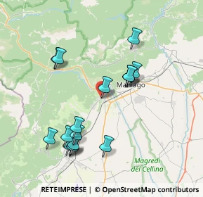 Mappa Via Giuseppe Mazzini, 33086 Montereale Valcellina PN, Italia (7.50706)