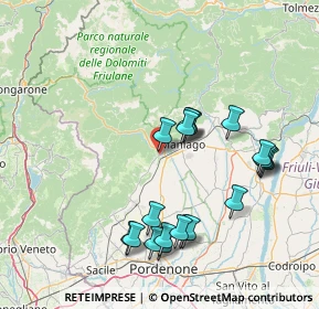 Mappa Via Giuseppe Mazzini, 33086 Montereale Valcellina PN, Italia (15.2375)