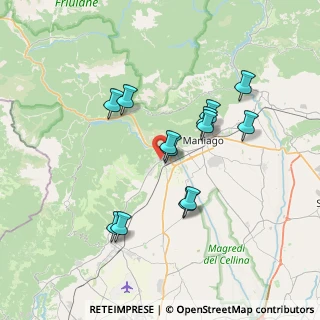 Mappa Via Caduti della Resistenza, 33086 Montereale Valcellina PN, Italia (6.36077)