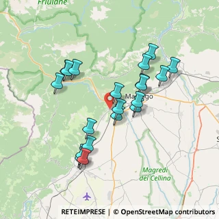 Mappa Via Caduti della Resistenza, 33086 Montereale Valcellina PN, Italia (6.792)