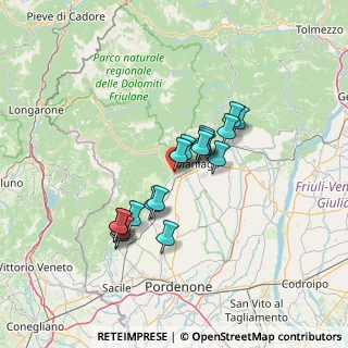 Mappa Via Caduti della Resistenza, 33086 Montereale Valcellina PN, Italia (10.49722)