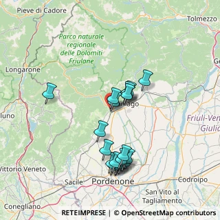 Mappa Via Caduti della Resistenza, 33086 Montereale Valcellina PN, Italia (13.713)