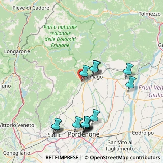 Mappa Via Caduti della Resistenza, 33086 Montereale Valcellina PN, Italia (17.42529)