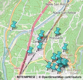 Mappa Via don Pichler, 38010 Zambana TN, Italia (1.1655)