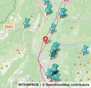 Mappa Via don Pichler, 38010 Zambana TN, Italia (4.563)