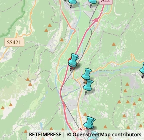 Mappa Via don Pichler, 38010 Zambana TN, Italia (6.6505)