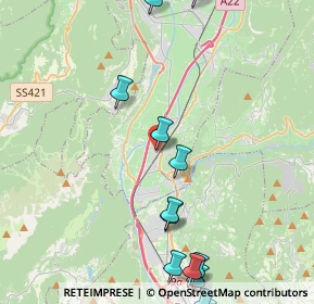 Mappa Via don Pichler, 38010 Zambana TN, Italia (5.944)