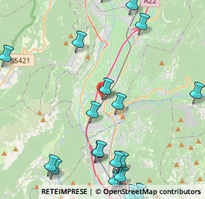 Mappa Via don Pichler, 38010 Zambana TN, Italia (5.6765)