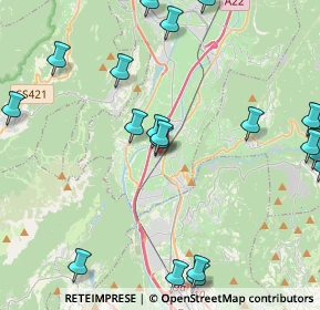 Mappa Via don Pichler, 38010 Zambana TN, Italia (5.3495)