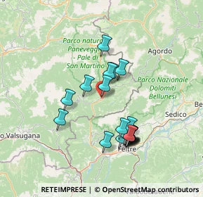 Mappa Via fol, 38050 Mezzano TN, Italia (12.6715)