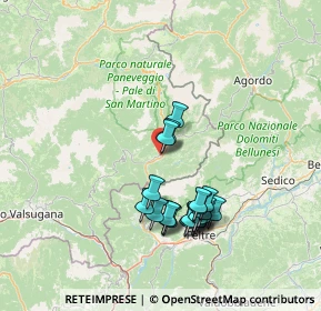 Mappa Via fol, 38050 Mezzano TN, Italia (13.265)