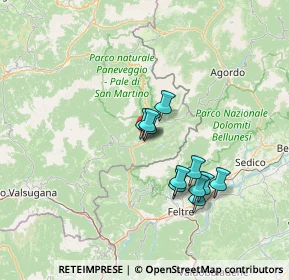 Mappa Via fol, 38050 Mezzano TN, Italia (11.06)