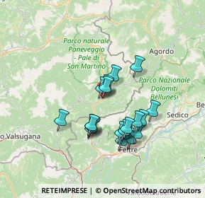 Mappa Via fol, 38050 Mezzano TN, Italia (11.72)