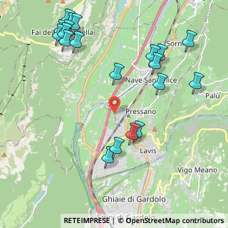 Mappa Località Aicheri, 38015 Lavis TN, Italia (2.5665)