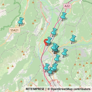 Mappa Località Aicheri, 38015 Lavis TN, Italia (3.75429)