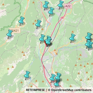 Mappa Località Aicheri, 38015 Lavis TN, Italia (5.3725)