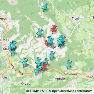 Mappa Via Bolago, 32036 Sedico BL, Italia (1)