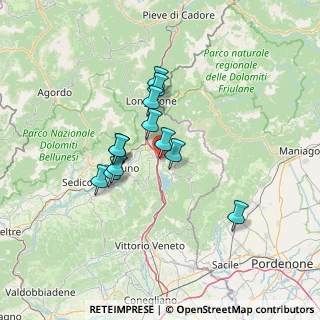 Mappa Via dell'Artigianato, 32016 Farra D'Alpago BL, Italia (10.33)