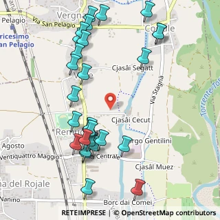 Mappa Via Cecutt, 33010 Reana del Rojale UD, Italia (0.60357)
