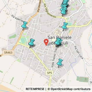 Mappa Via Aquileia, 33038 San Daniele del Friuli UD, Italia (0.66)