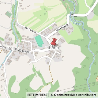 Mappa Via Libano, 4, 32036 Sedico, Belluno (Veneto)