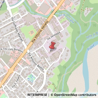 Mappa Via Veneggia, 36, 32100 Belluno, Belluno (Veneto)