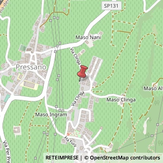 Mappa Via Clinga, 17, 38015 Lavis, Trento (Trentino-Alto Adige)