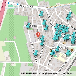 Mappa Via A. Degasperi, 38010 Zambana TN, Italia (0.15)