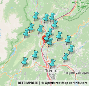 Mappa Via A. Degasperi, 38010 Zambana TN, Italia (6.31412)