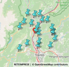 Mappa Via A. Degasperi, 38010 Zambana TN, Italia (6.3815)