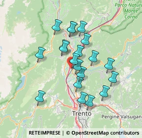 Mappa Via A. Degasperi, 38010 Zambana TN, Italia (6.0265)